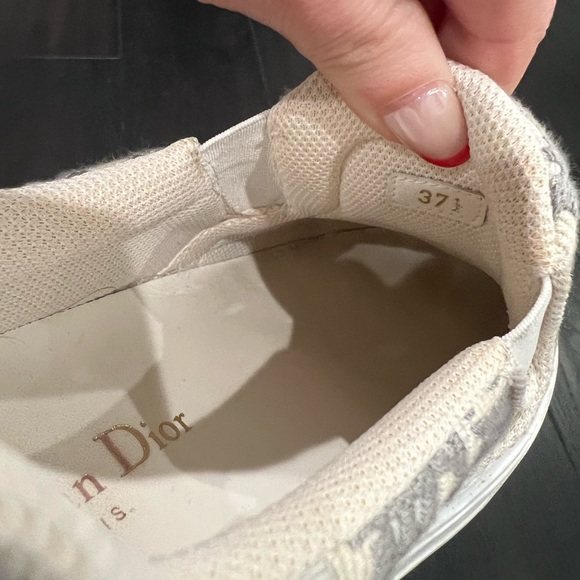 Dior solar oblique embroid sneaker in Grey Stone - Picture 16 of 16